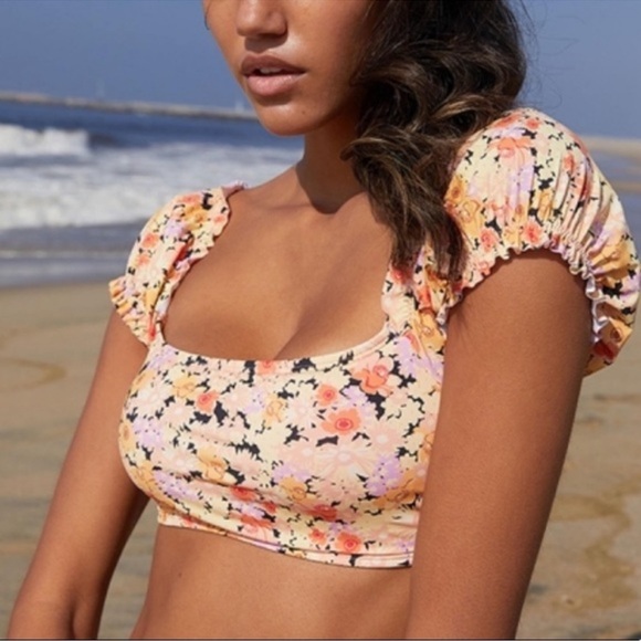 NWT Billabong Forever Dazed Crop Bikini Top - Picture 3 of 9